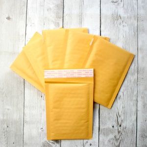 50 Kraft Bubble Mailers Envelopes New 4" x 5"